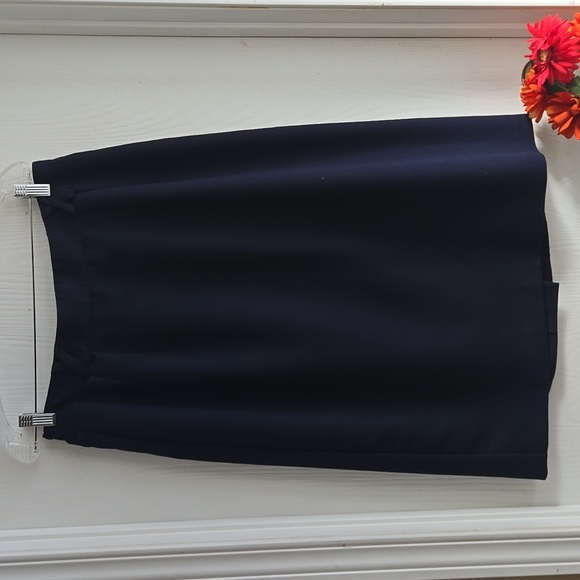 1980s Vintage Navy Skirt Addition Elle - Picture 13 of 13